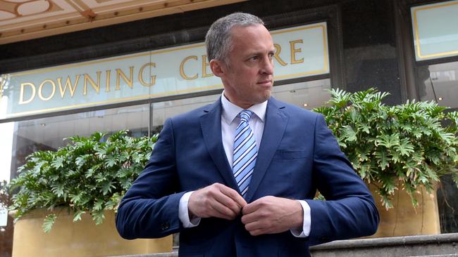 Former manager Titus Day leaves Downing Centre Court. Picture: NCA NewsWire / Jeremy Piper.