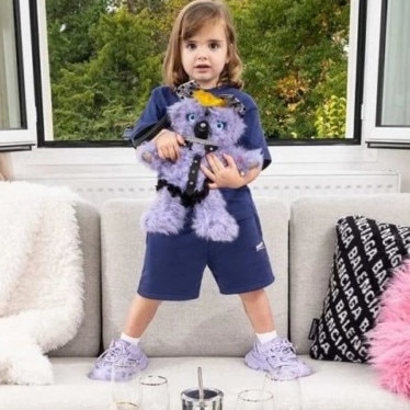 Balenciaga has apologised for a photo shoot featuring young children holding dolls that are outfitted with BDSM garb. Picture: Balenciaga