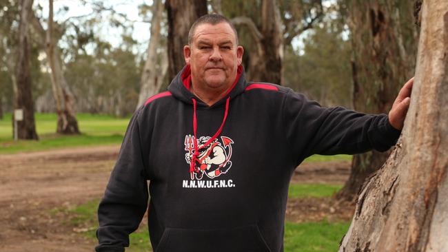 Nyah pistachio grower and livestock farmer Rod Duffy told an inquiry into SDLAM projects at Nyah and Vinifera he was concerned water quality would decline without natural flows. Picture: Else Kennedy