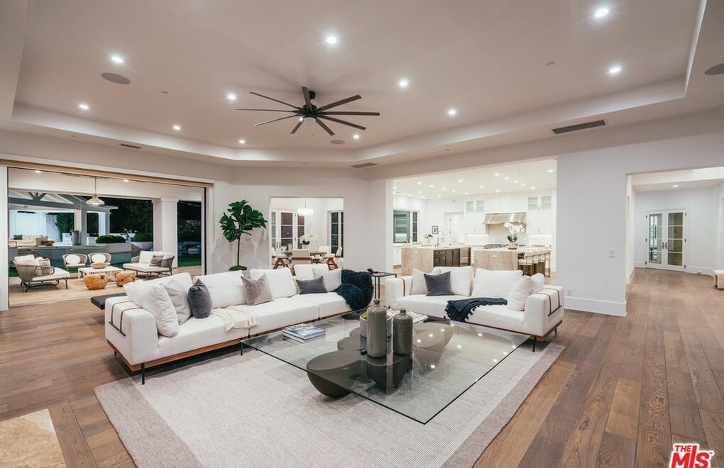 The main living space has an open floor plan. Picture: Realtor