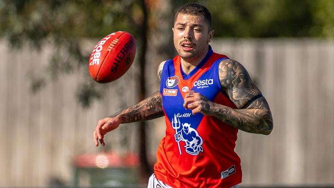 Aydin Kecisi in action for Mernda. Picture: Field of View Photography