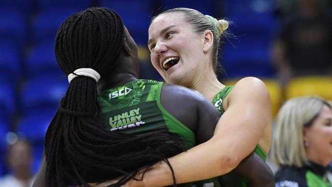 Courtney Bruce capped a great season with the Liz Ellis Diamond award. Picture: Albert Perez/Getty Images