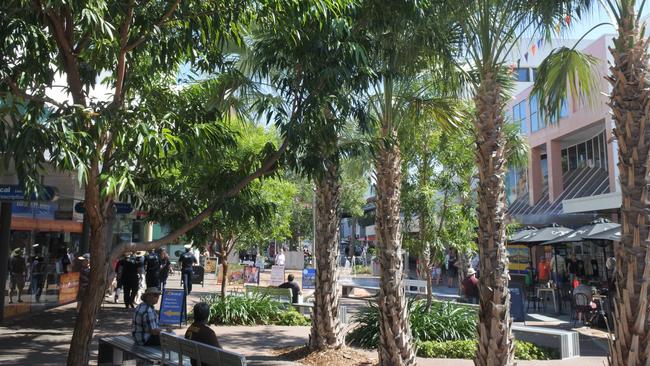 Visitors at Smith Street Mall, a major retail shopping precinct in Darwin. Picture: iStock