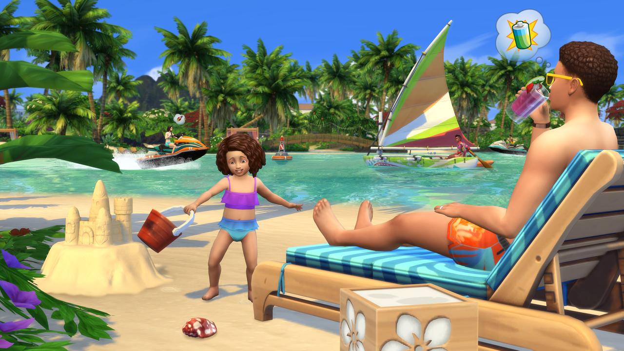 The setting is also a great holiday destination for your sims living elsewhere in the game world.