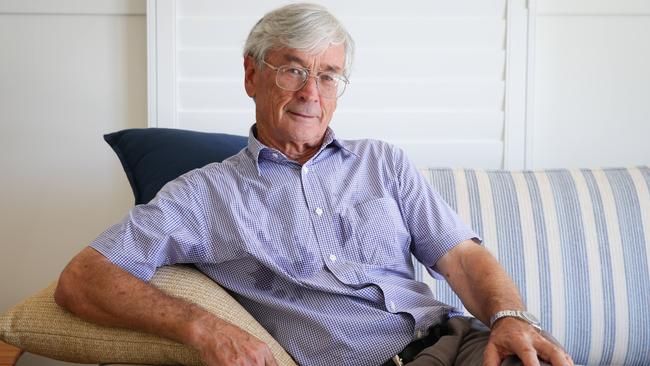 25/02/2016 : Dick Smith pictured on the water edge at Avalon. The Australian / Renee Nowytarger Sydney.