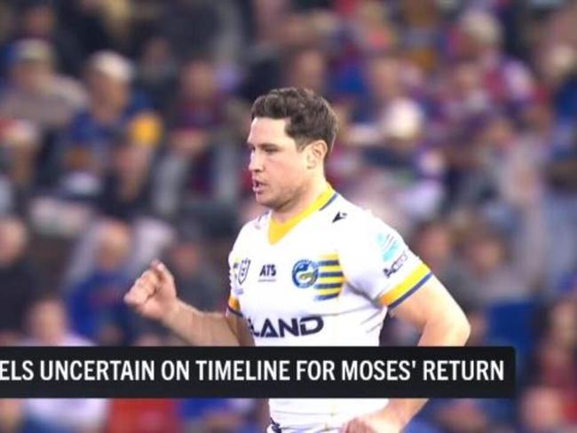 Eels uncertain on Moses injury timeline