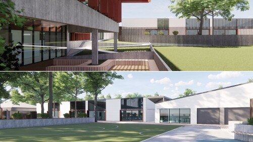 Artist impressions of the multimillion-dollar facility proposed for Macquarie University.