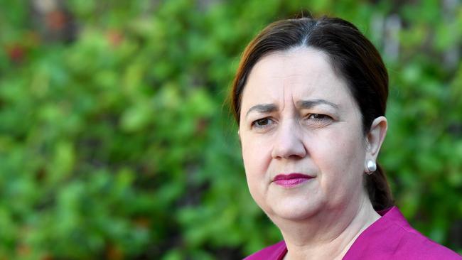 Queensland Premier Annastacia Palaszczuk. (AAP Image/Darren England)