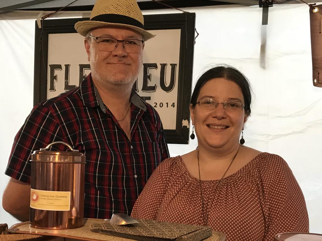 Ben Tugwell and Alison Pilborough at the Unley Night Market.