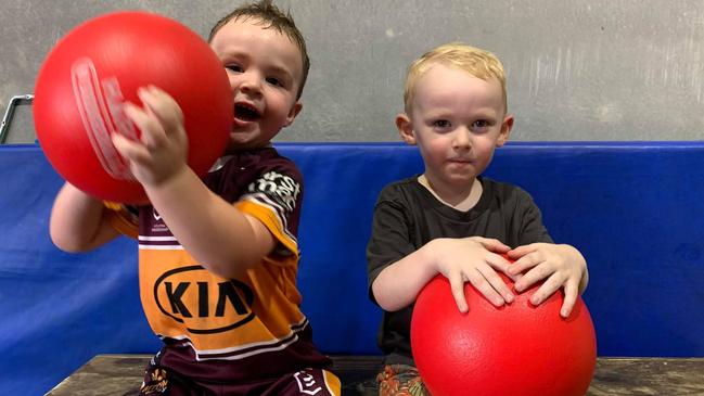 Crossfit Gladstone owners Kristina and Adam Gibson have created a space purely for kids and toddlers to practice crossfit.