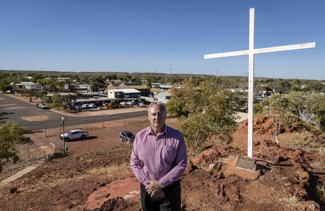 Tennant Creek mayor Steve Edgington said there was still a number of drunk people roaming the streets of his town. Picture: Amos Aikman