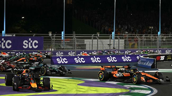 Max Verstappen was given a five-second penalty for running off the track