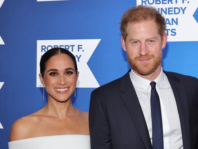 The Duke and Duchess of Sussex in New York. Picture: Getty Images