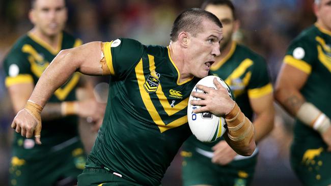 Paul Gallen starred for the Kangaroos in their 2016 win over New Zealand.