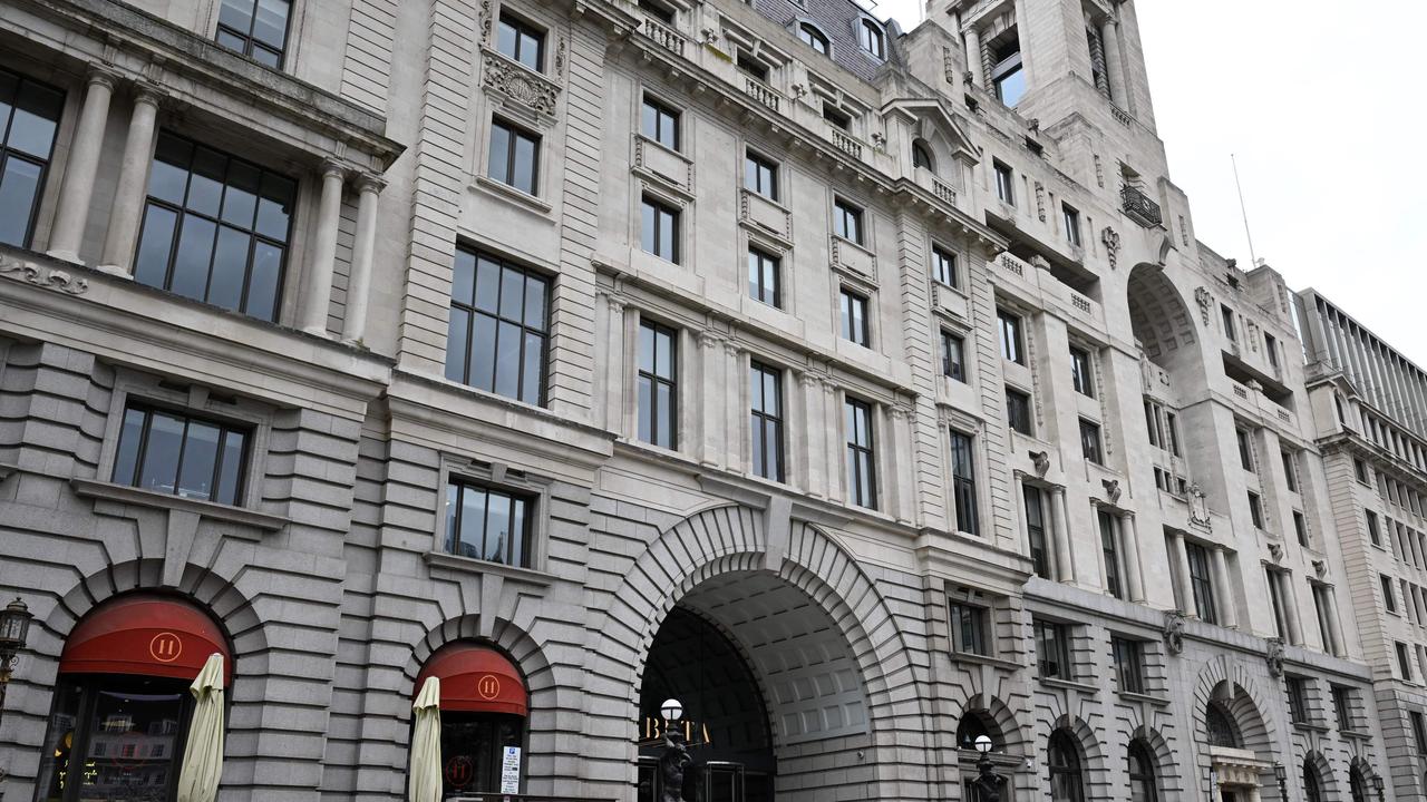 The Alphabeta Building, where the offices of Silicon Valley Bank UK (SVB) are based, is pictured in London on March 12, 2023. Picture: Justin Tallis / AFP