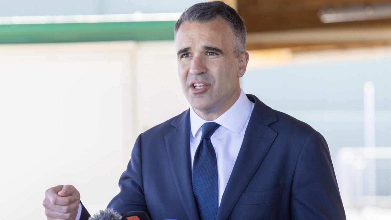 Premier Peter Malinauskas said despite the “short-term” challenges at the steelworks, the government remained committed to supporting the city. Picture: Kelly Barnes