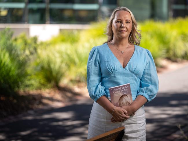 03-03-2025 Nikki Everett has written a book about living with PTSD and working for Corrections Victoria. The book called 'Uncomfortably Comfortable' will be released on March 15 and some of the proceeds will go to Lifeline. Picture: Brad Fleet