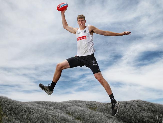 Masoc Cox has made the giant leap to the AFL. Picture: Colleen Petch