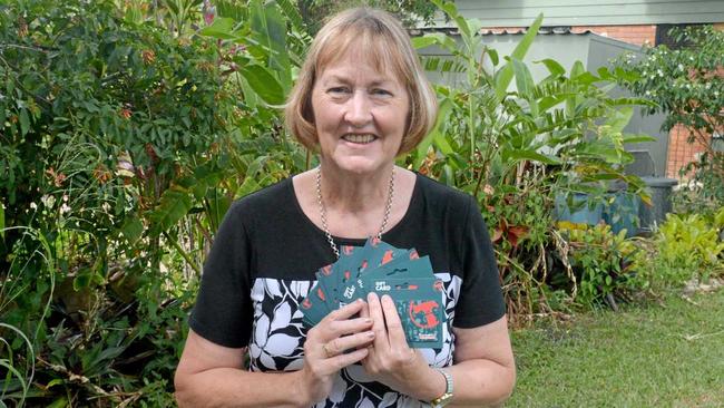 Fiona Rowe of Kawana won $1,000 of Bunnings vouchers in The Morning Bulletin's New Year, New Yard competition. Picture: Jann Houley