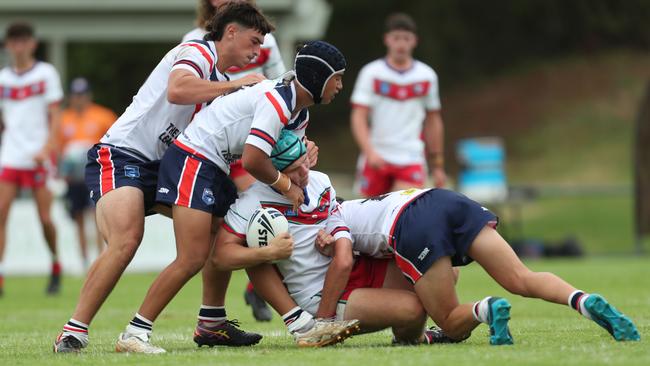 The Central Coast Roosters vs Monaro Colts in round one of the Andrew Johns Cup. Picture: Sue Graham