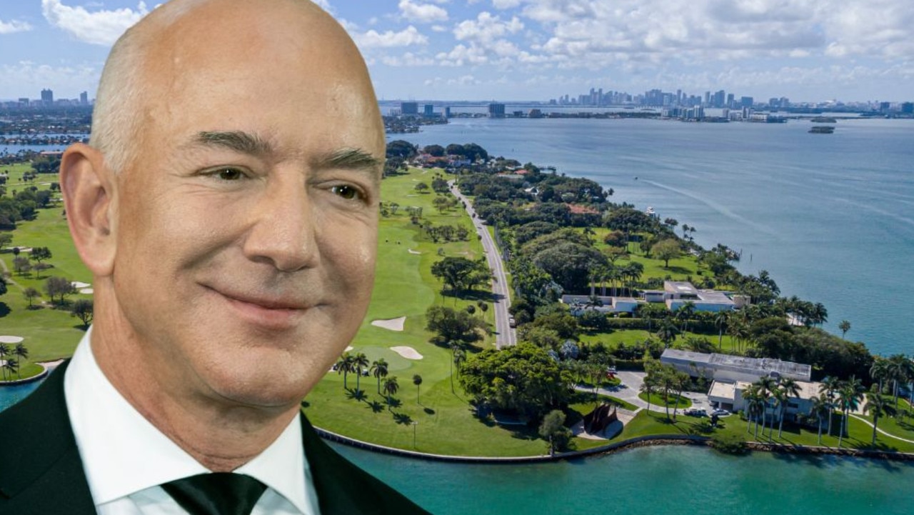 Jeff Bezos purchases a third mansion on exclusive Miami island ...