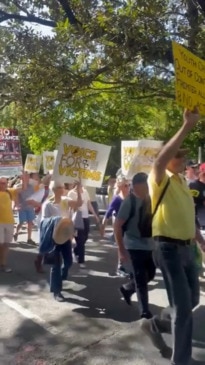 March against inaction on youth crime in Brisbane