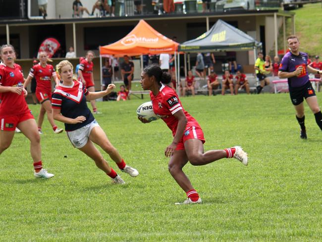 Maria Paseka steps up to Tarsha Gale level. Picture: Kevin Merrigan