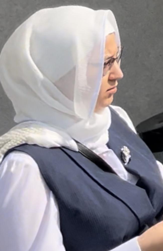 Zahra Al Majedi leaving Beenleigh District Court