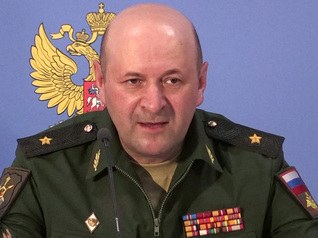 Igor Kirillov, head of the Russian Defence Ministry's radiological, biological and chemical unit. Picture: AFP