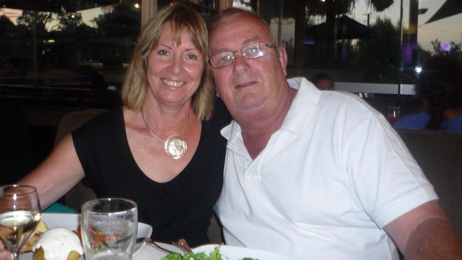 Gayle and Keith Woodford. Picture: Supplied by family