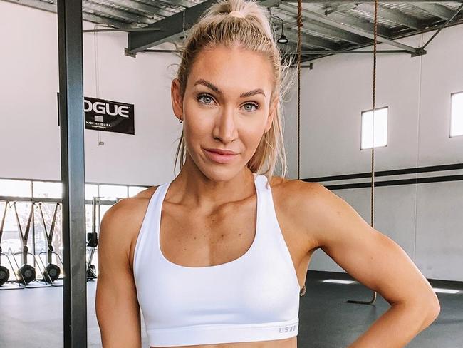 Fitness influencer Cass Olholm. Picture: Instagram