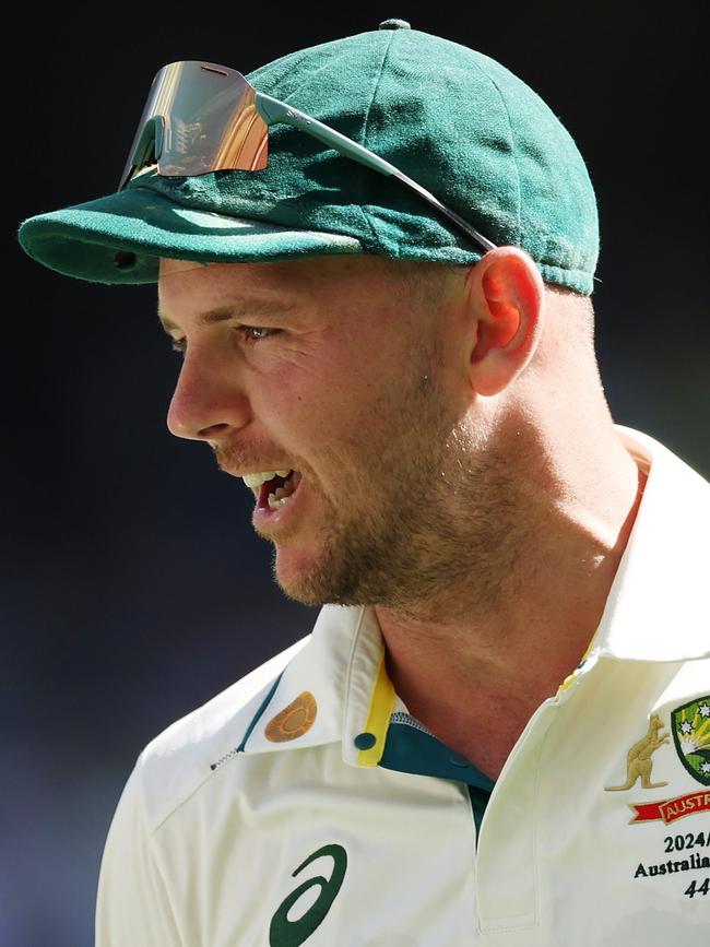 Hazlewood is out with a side strain. (Photo by Cameron Spencer/Getty Images)