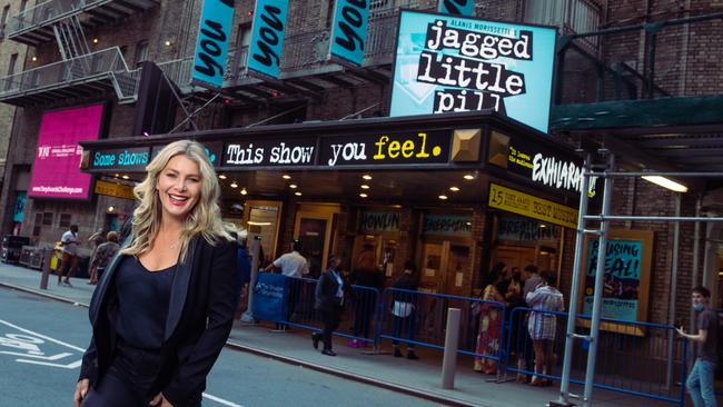 Natalie Bassingthwaighte, pictured in New York, says her life journey has been ‘a rollercoaster’. Picture: Evan Zimm