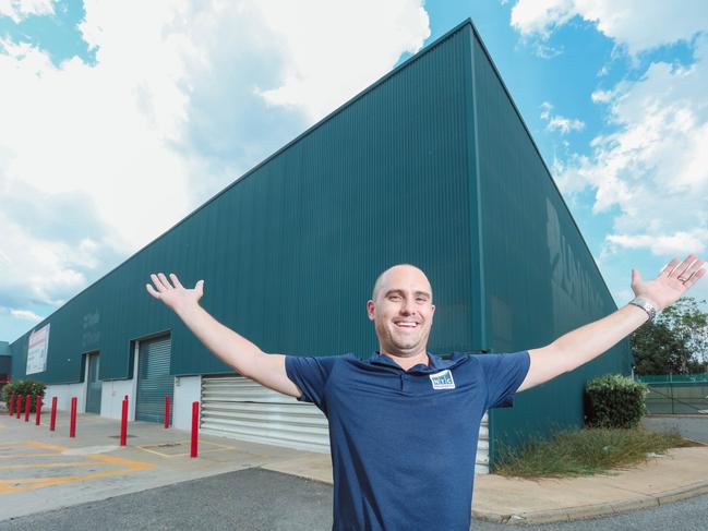 NTC Property director Nigel Sharp has the old Bunnings site in Palmerston up for sale. Picture: Glenn Campbell