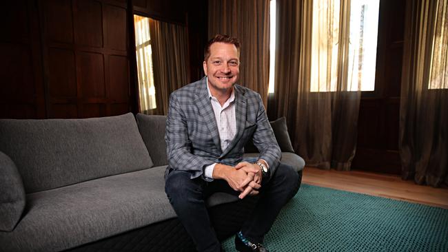 George Kurtz, CEO of US-listed cyber security company CrowdStrike, in Sydney this week. Picture: Adam Yip