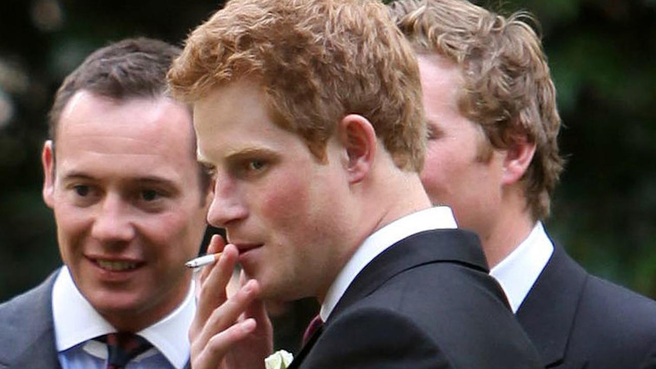 Harry was once regularly seen with a cigarette in hand. Picture: Ikon Pictures/Shutterstock