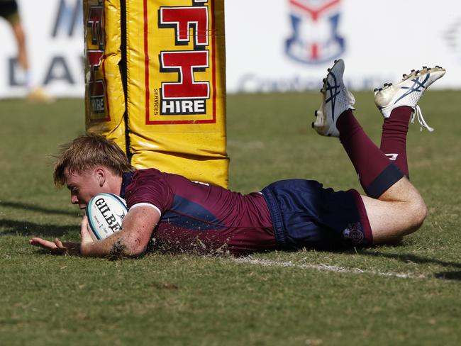 Action from the Queensland Reds v New South Wales Waratahs Under 19s clash. Pic credit: Kev Nagle.