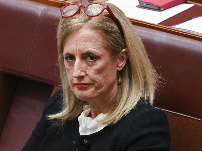 Senator Katy Gallagher during Question time. Picture: NCA NewsWire / Martin Ollman