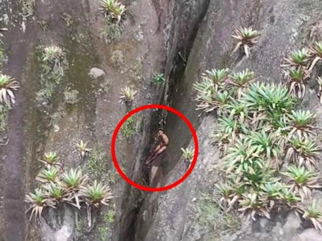 Naked find 91 metres below ground