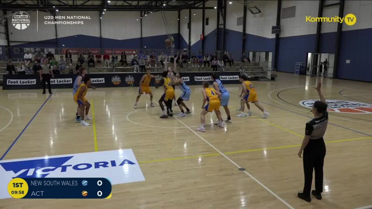 Replay: New South Wales Blue v Australian Capital Territory (U20 Men) - 2025 Basketball Australia U20's & Ivor Burge National Championships Day 1