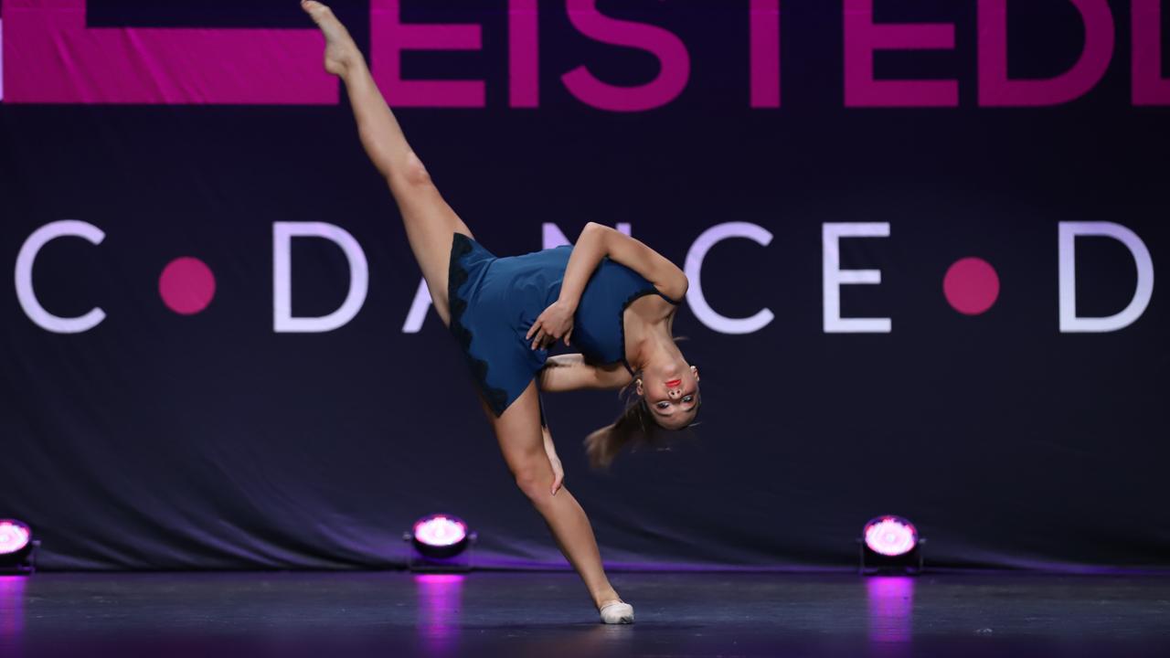 Kalani Peters performing in the Gold Coast Eisteddfod Day 3 dance solos. Picture: Ryan Kettle