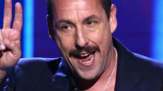 SANTA MONICA, CALIFORNIA - FEBRUARY 08: Adam Sandler accepts the Best Male Lead award for 'Uncut Gems' onstage during the 2020 Film Independent Spirit Awards on February 08, 2020 in Santa Monica, California. (Photo by Tommaso Boddi/Getty Images)