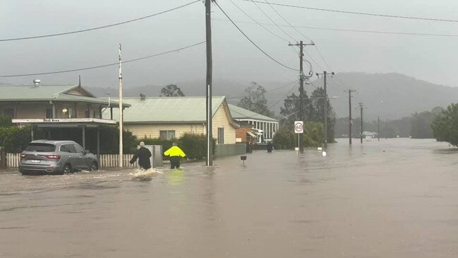 Flooding at Telegraph Point. Picture: Facebook