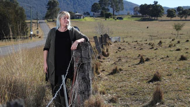 Sue Taylor owns a house across the road from the development site and is one of many locals angered by the proposal for 223 homes. Picture: David Swift