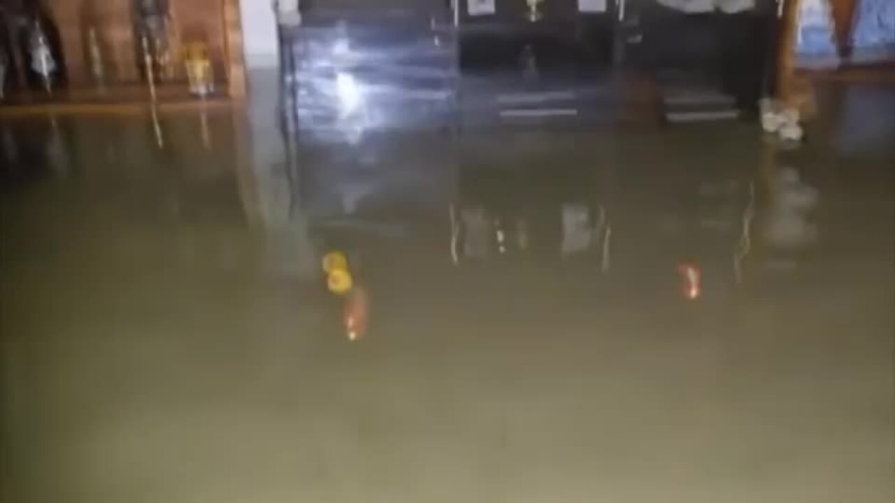 Flooding inside a home at Cardwell in NQ