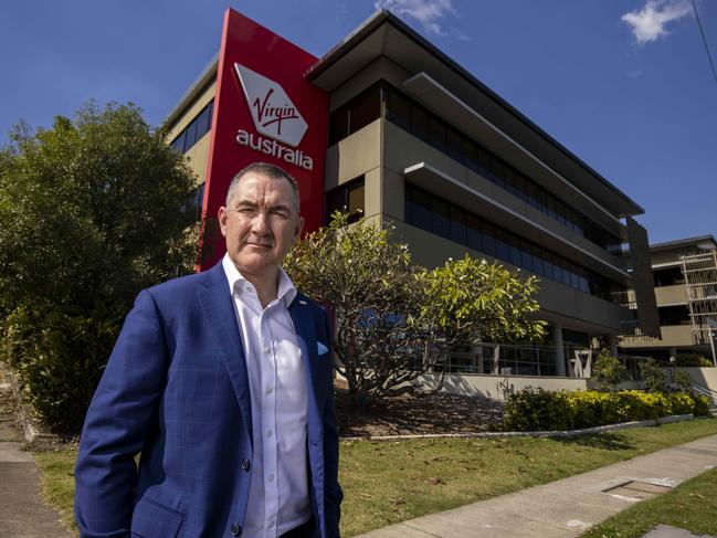 5th August 2020.Virgin Australia CEO Paul Scurrah at his companyÃs Brisbane headquarters.Photo: Glenn Hunt / The Australian