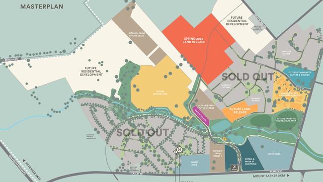The expanded Newenham masterplan. Picture: Supplied by Burke Urban
