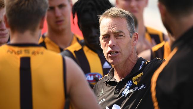 Alastair Clarkson didn’t mince his words when assessing St Kilda’s gameplan on Sunday. Picture: Matt Roberts/AFL Photos/via Getty Images