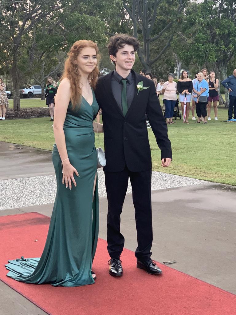 The students arrive at the St James Lutheran College formal.