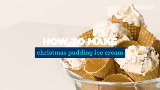 How to make Christmas pudding ice cream